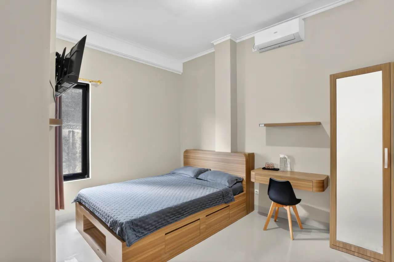 Kamar Family yang luas dengan dua tempat tidur