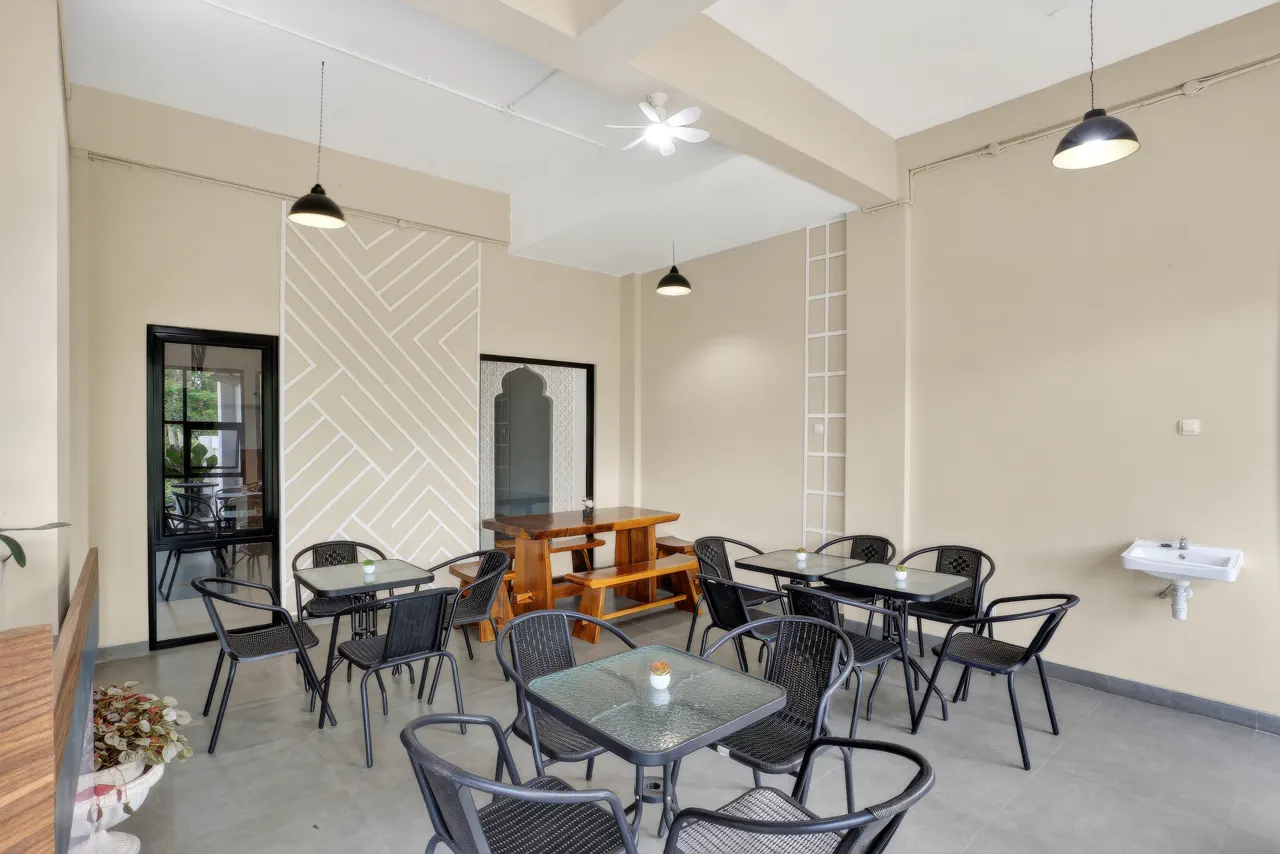 Cafetaria homestay yang nyaman