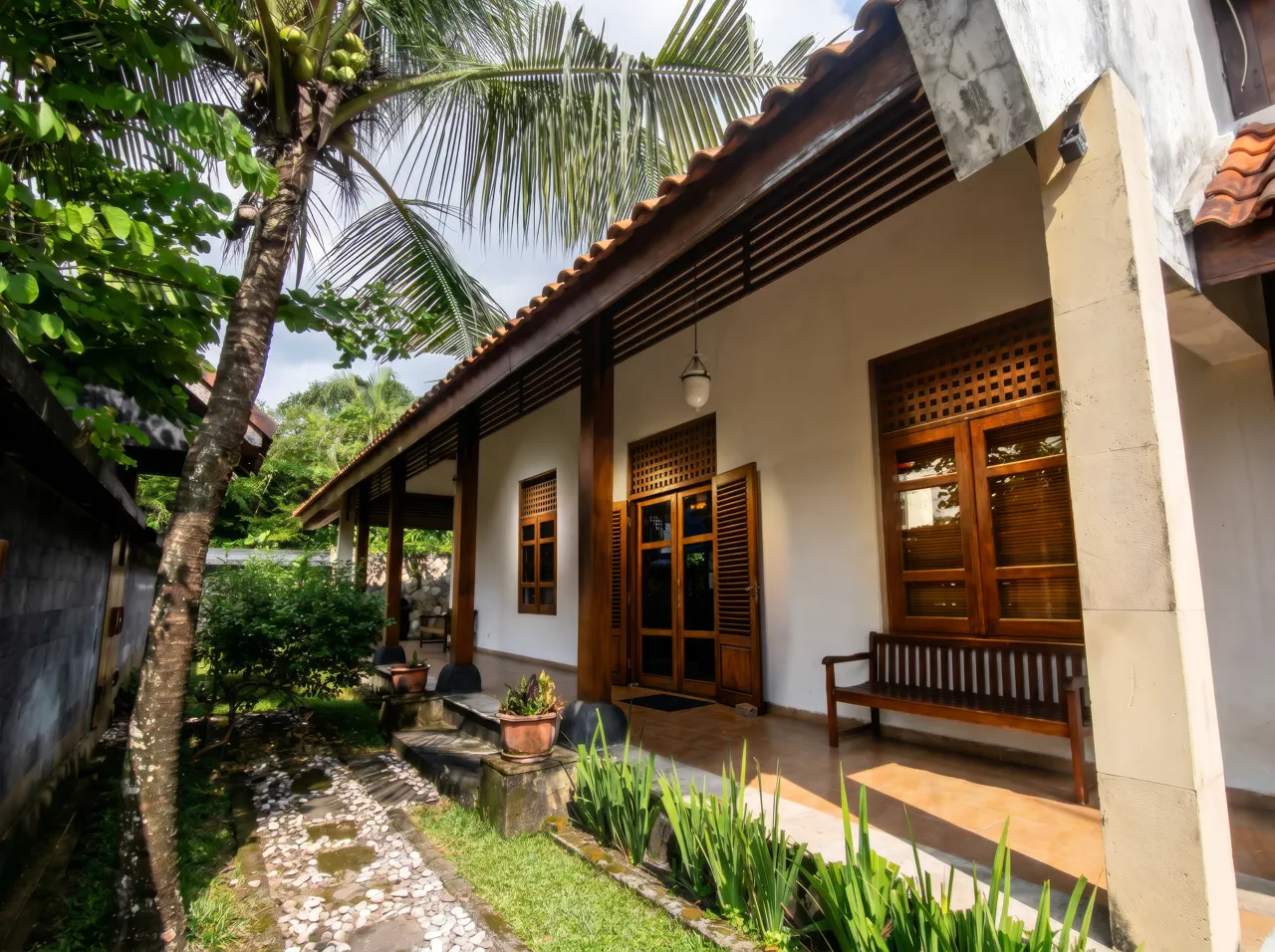 Suasana malam homestay